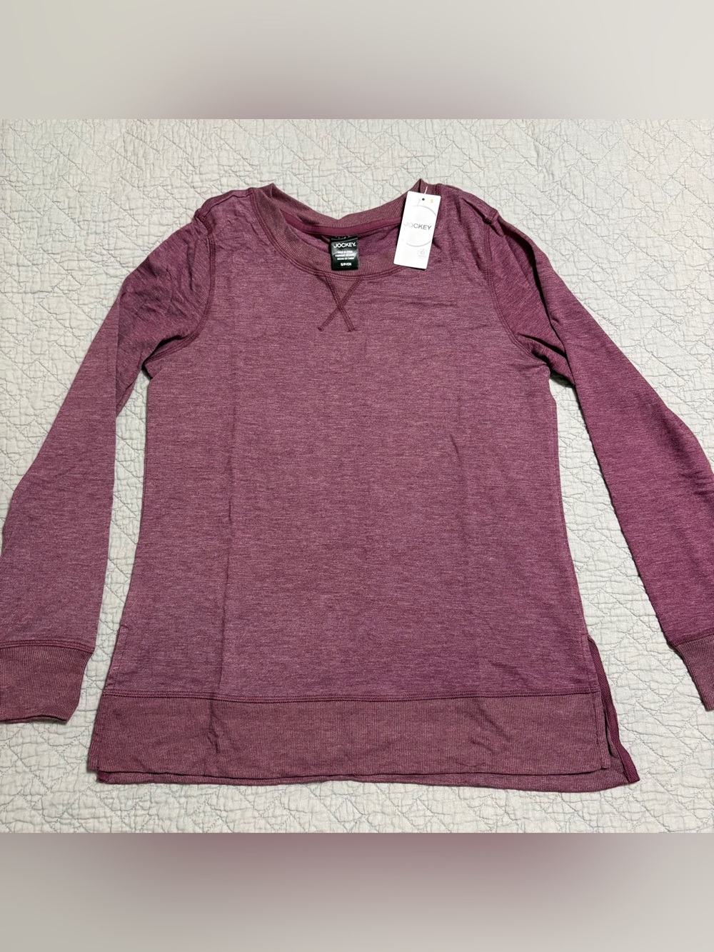 Jockey Everybody Crewneck Sweater Long-Sleeve Lounge Shirt Women’s - Size Small
